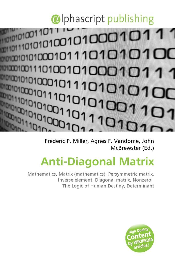 Anti-Diagonal Matrix