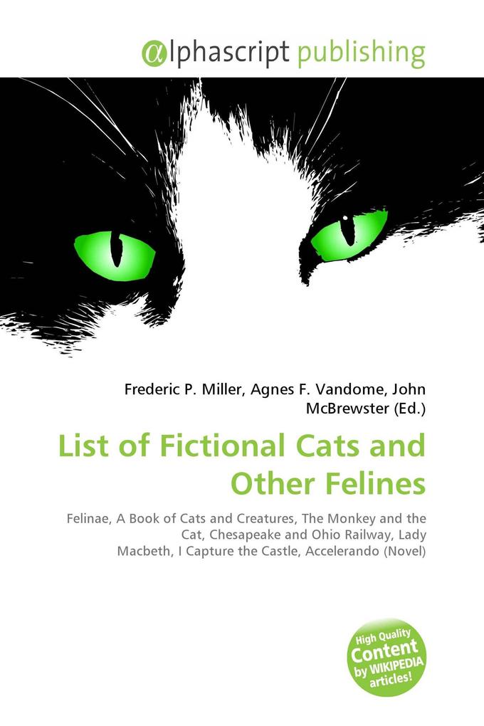 List of Fictional Cats and Other Felines