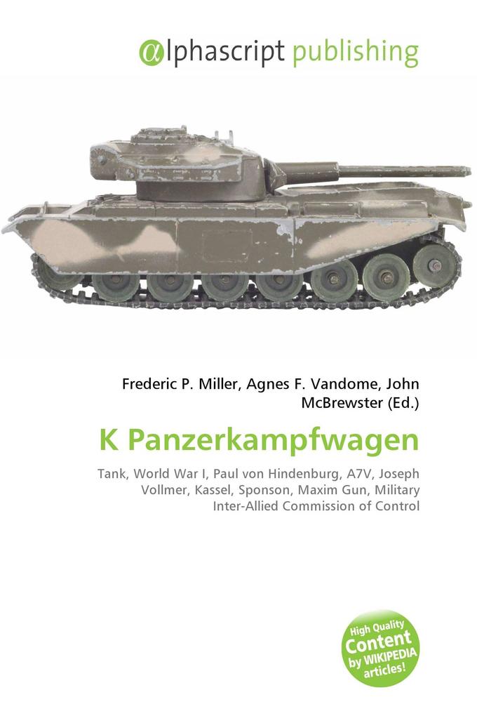 K Panzerkampfwagen