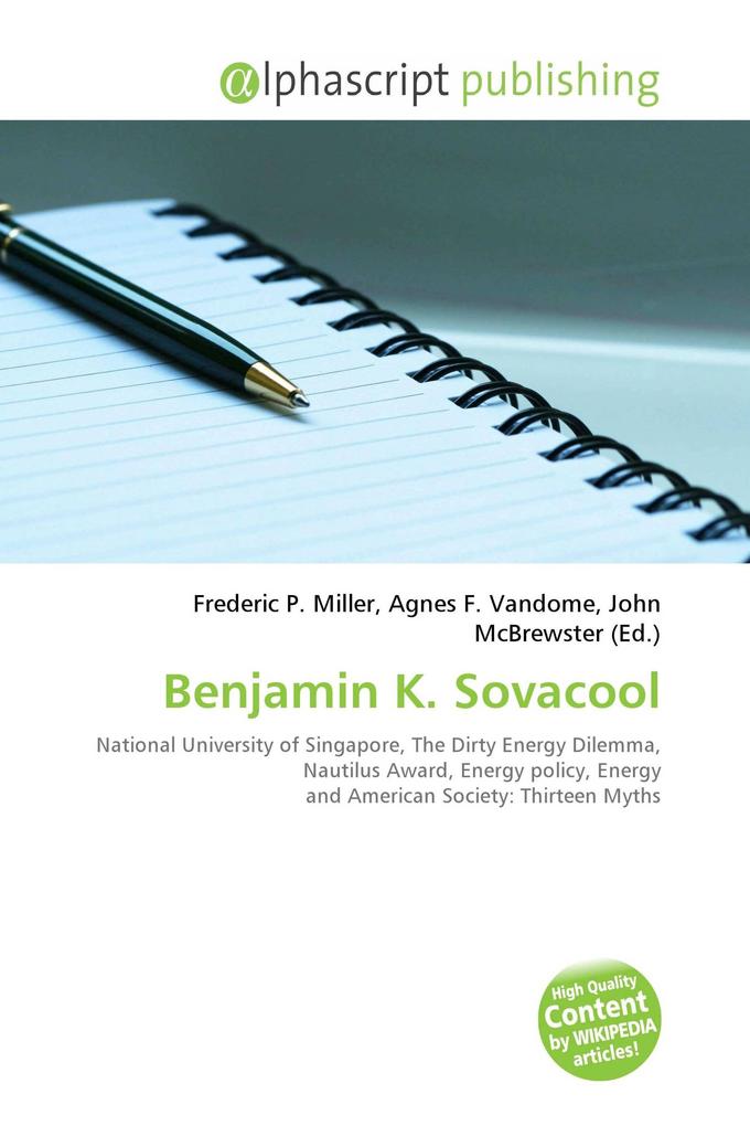 Benjamin K. Sovacool