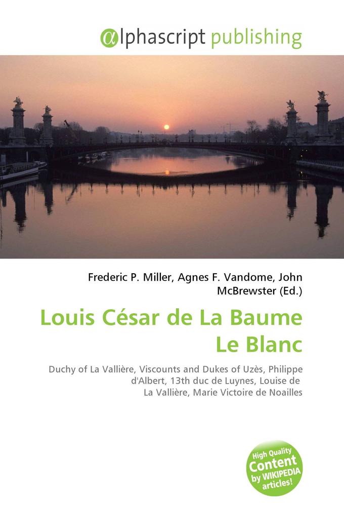 Louis César de La Baume Le Blanc