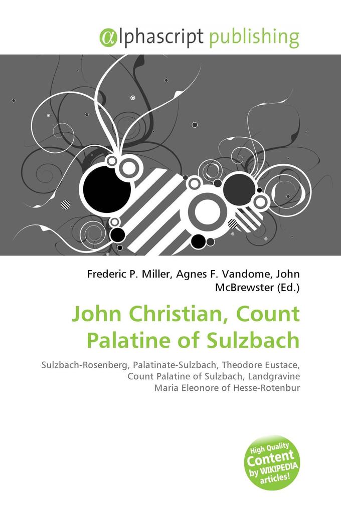 John Christian Count Palatine of Sulzbach