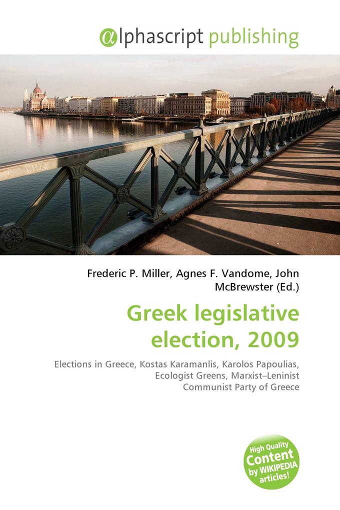Greek legislative election 2009