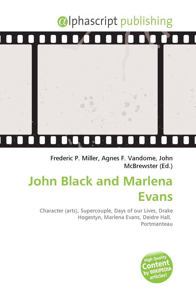 John Black and Marlena Evans