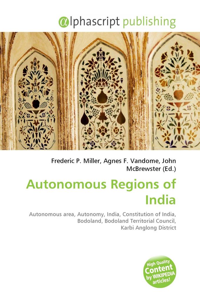 Autonomous Regions of India