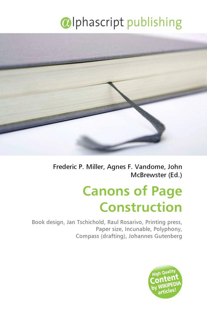 Canons of Page Construction