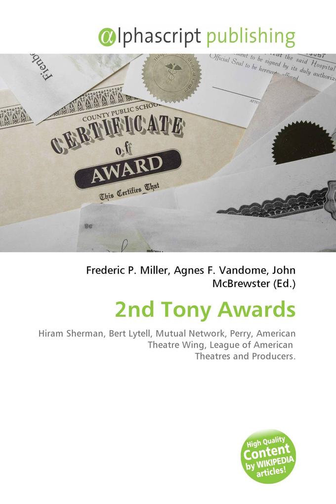 2nd Tony Awards