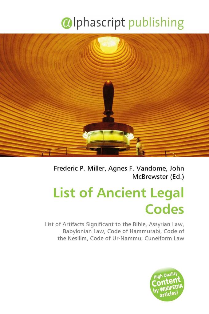 List of Ancient Legal Codes