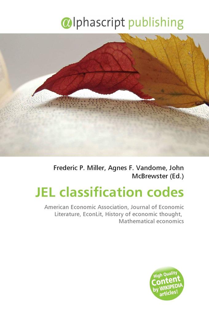 JEL classification codes