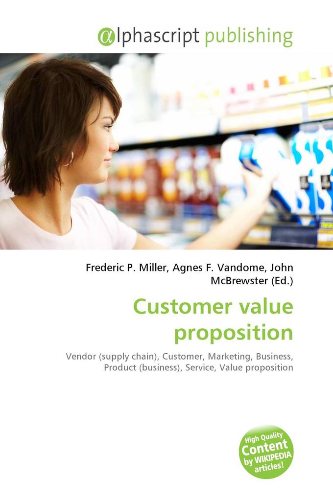 Customer value proposition