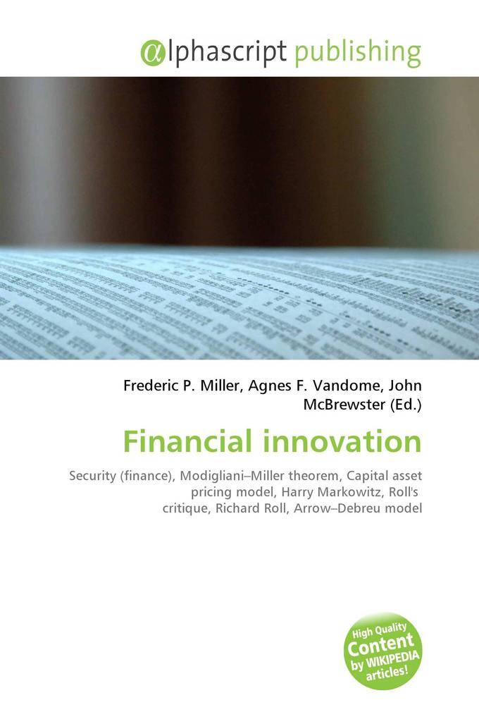 Financial innovation