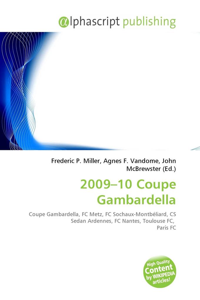 2009-10 Coupe Gambardella