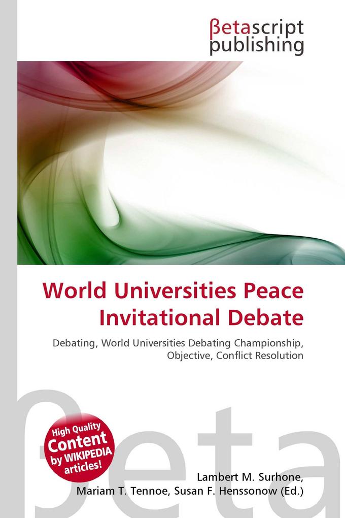 World Universities Peace Invitational Debate