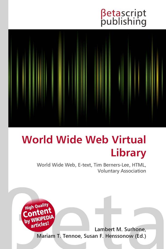World Wide Web Virtual Library