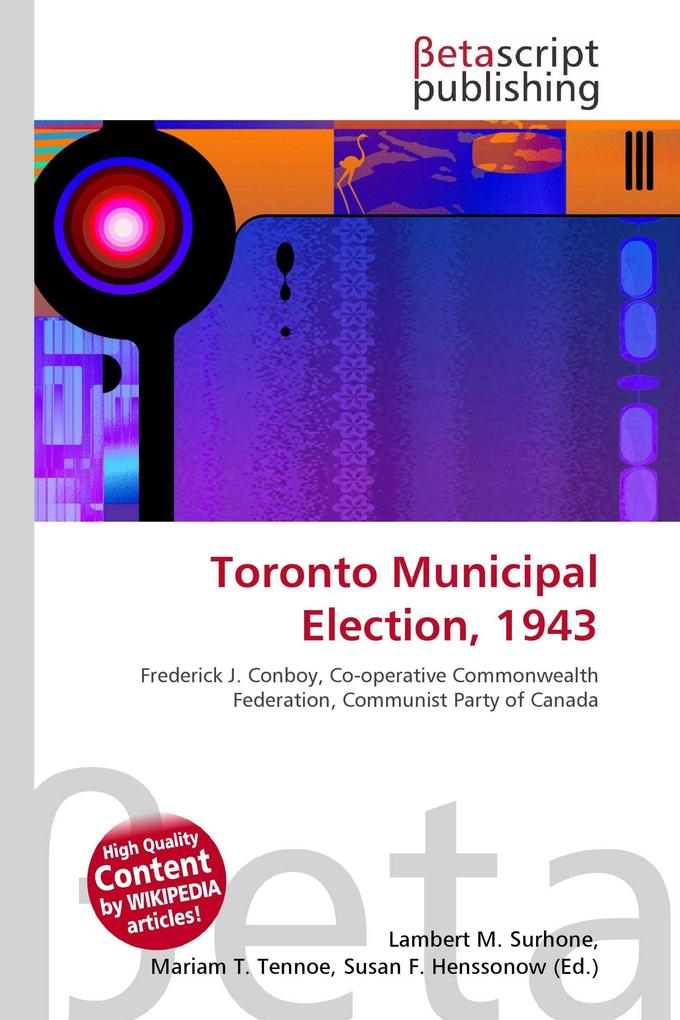 Toronto Municipal Election 1943