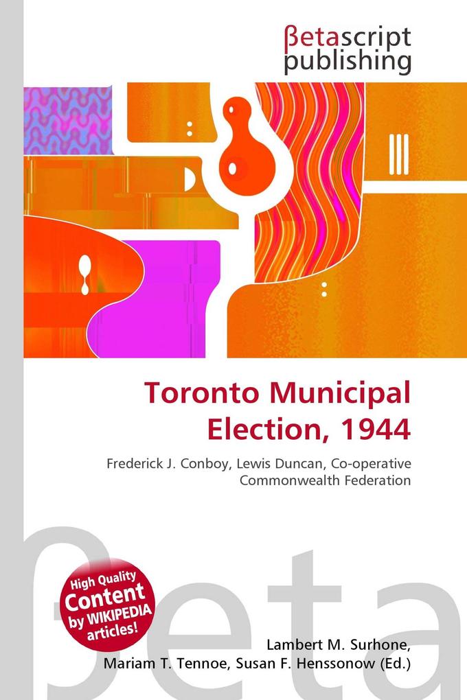 Toronto Municipal Election 1944
