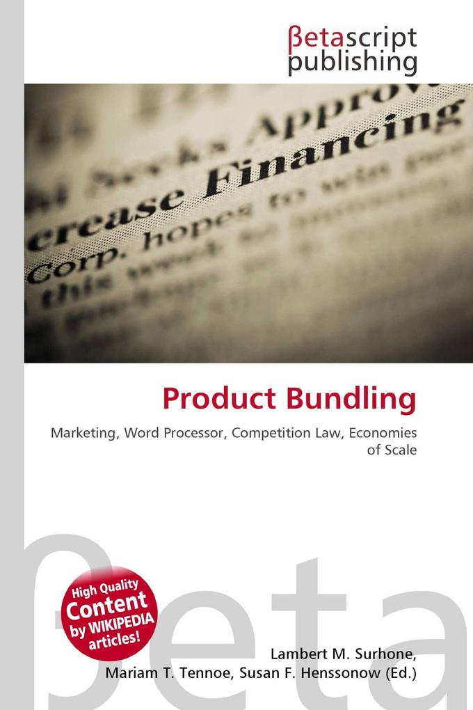 Product Bundling
