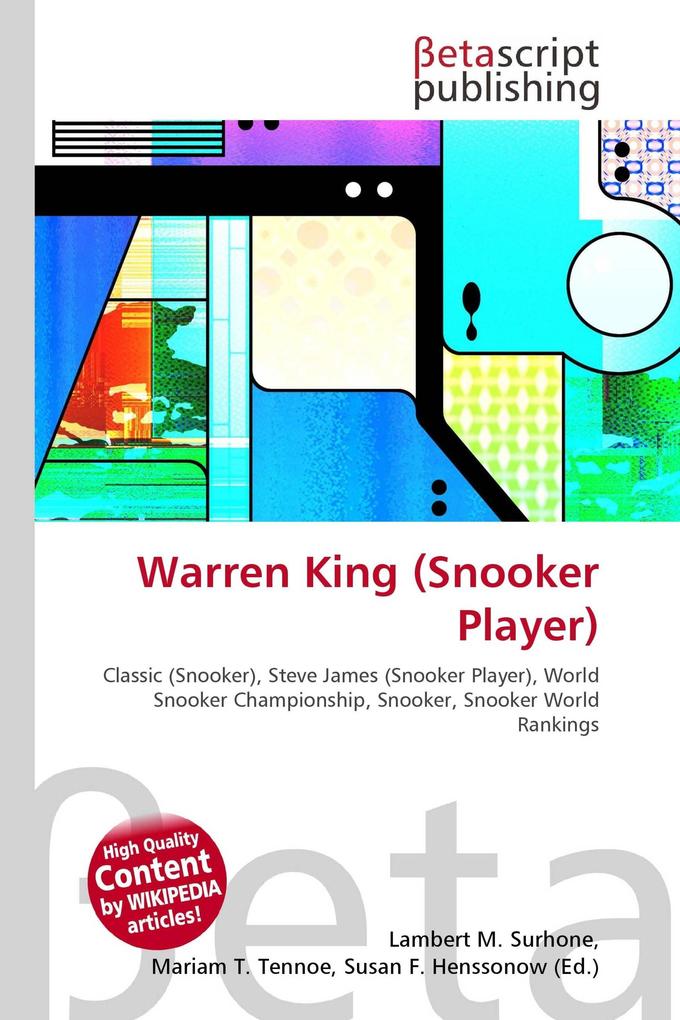 Warren King (Snooker Player)
