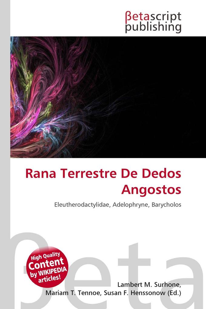 Rana Terrestre De Dedos Angostos
