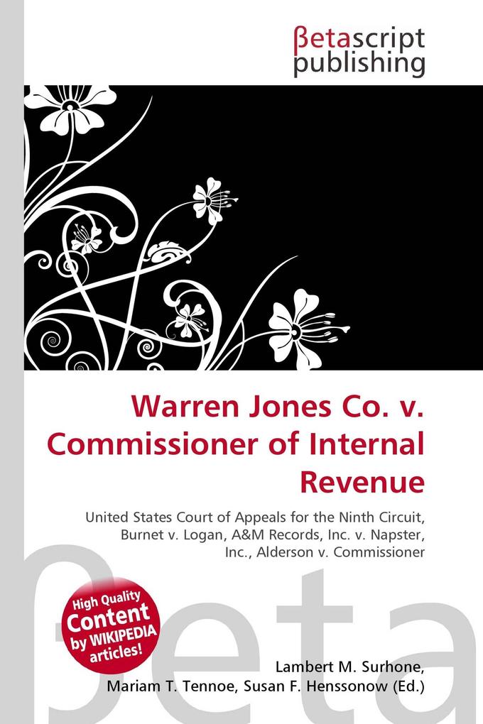 Warren Jones Co. v. Commissioner of Internal Revenue
