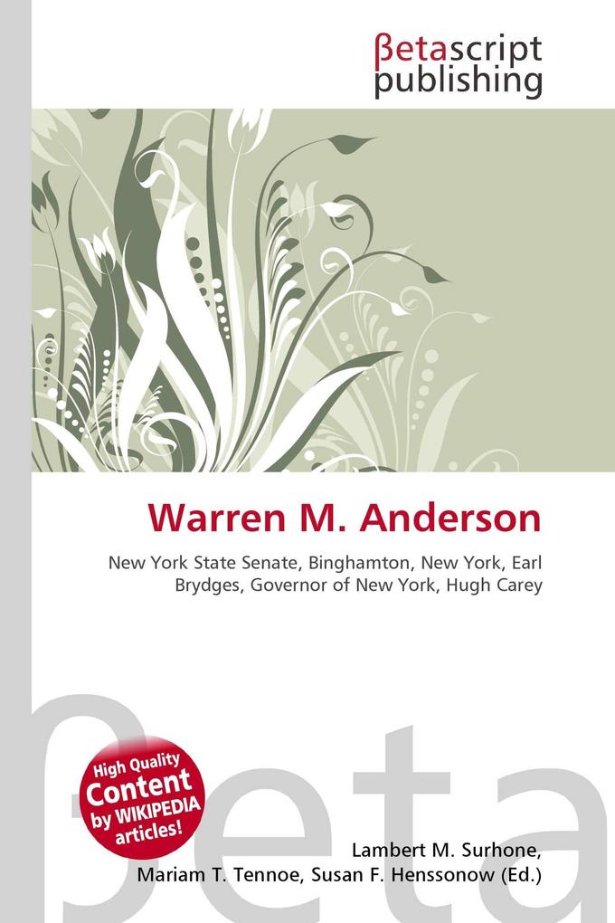 Warren M. Anderson