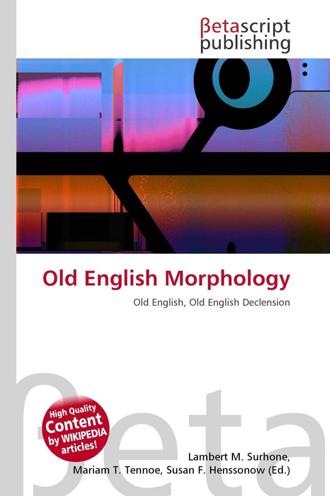 Old English Morphology