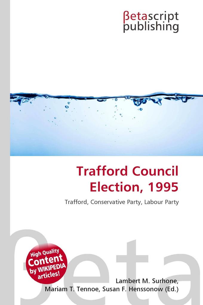 Trafford Council Election 1995