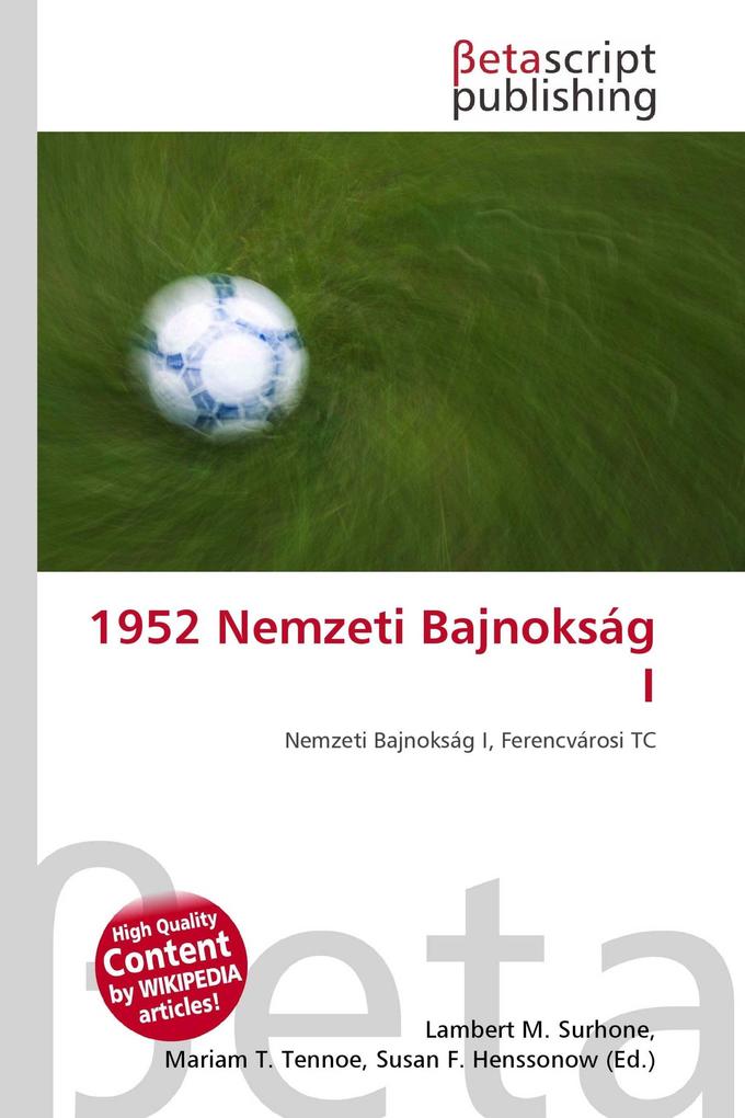 1952 Nemzeti Bajnokság I
