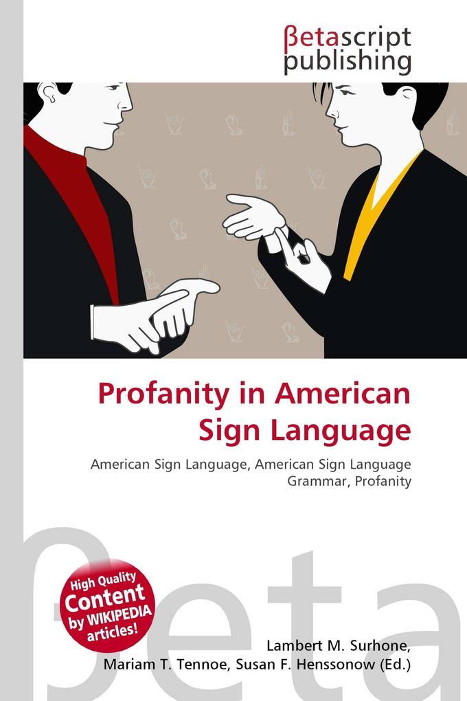 Profanity in American Sign Language