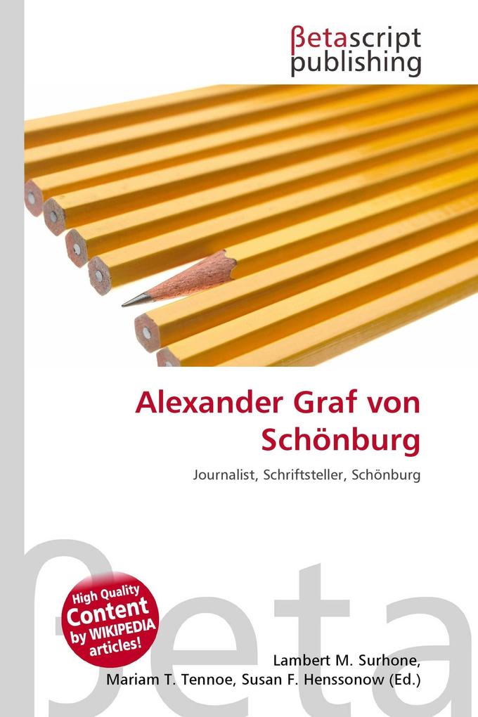 Alexander Graf von Schönburg