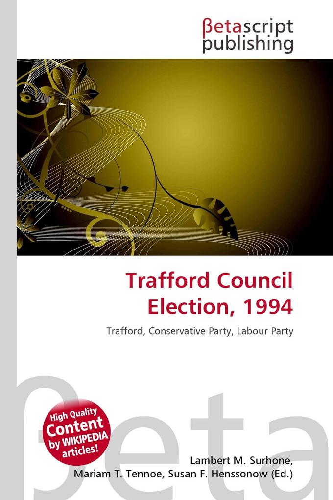 Trafford Council Election 1994