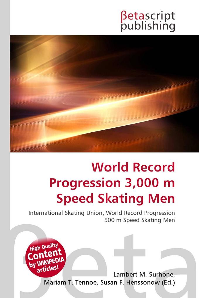 World Record Progression 3000 m Speed Skating Men
