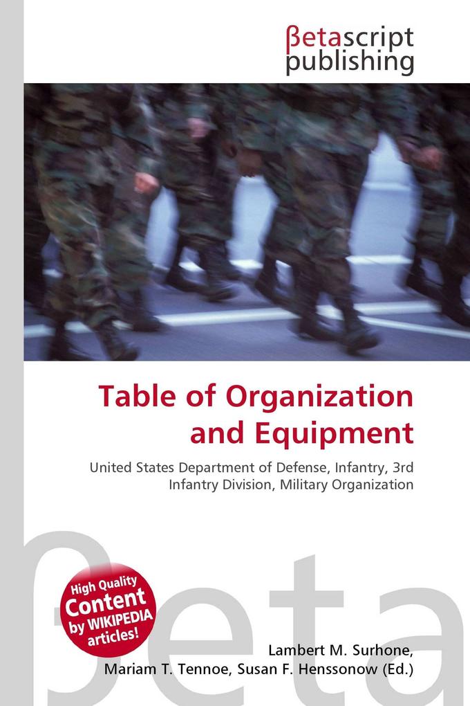 Table of Organization and Equipment
