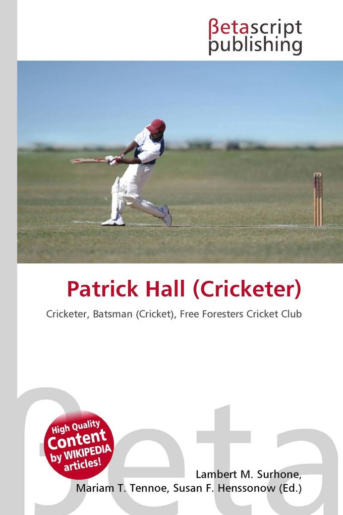 Patrick Hall (Cricketer)