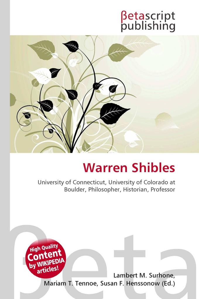 Warren Shibles