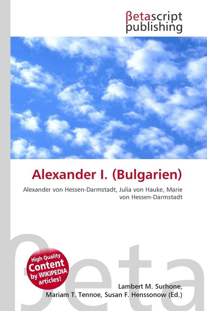 Alexander I. (Bulgarien)