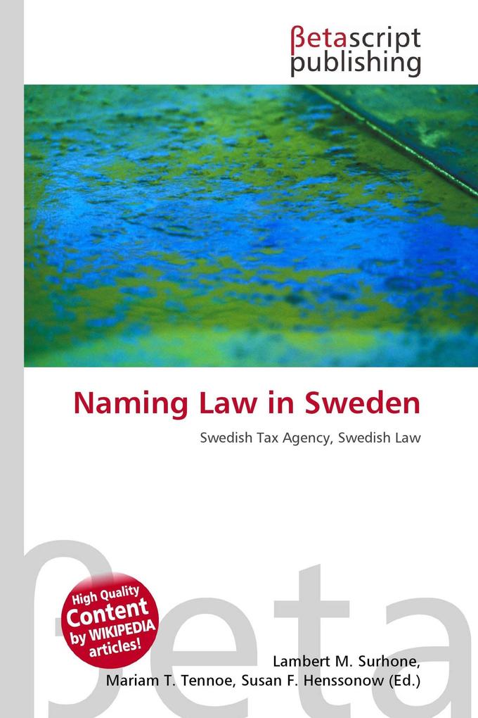 Naming Law in Sweden