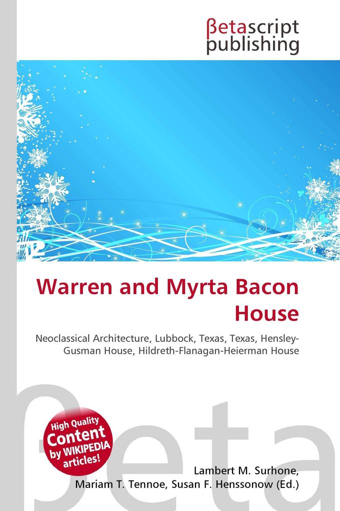 Warren and Myrta Bacon House