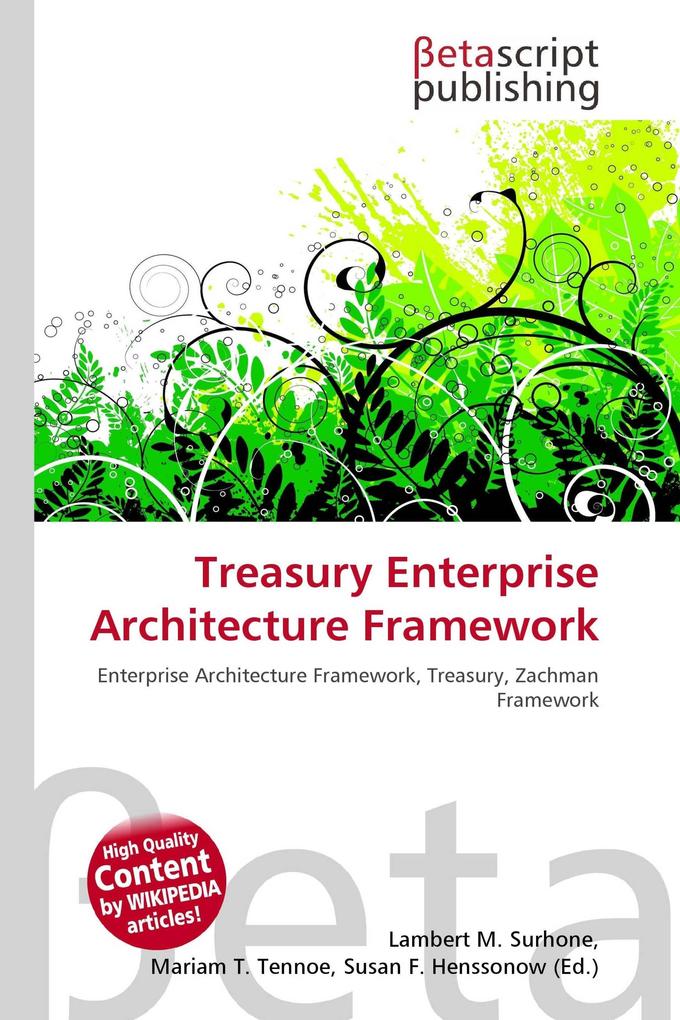 Treasury Enterprise Architecture Framework