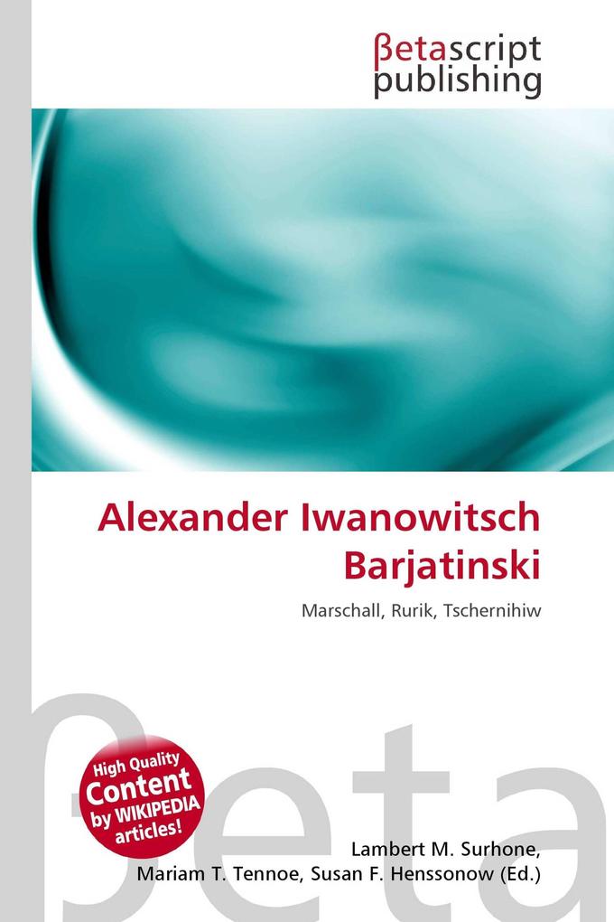Alexander Iwanowitsch Barjatinski