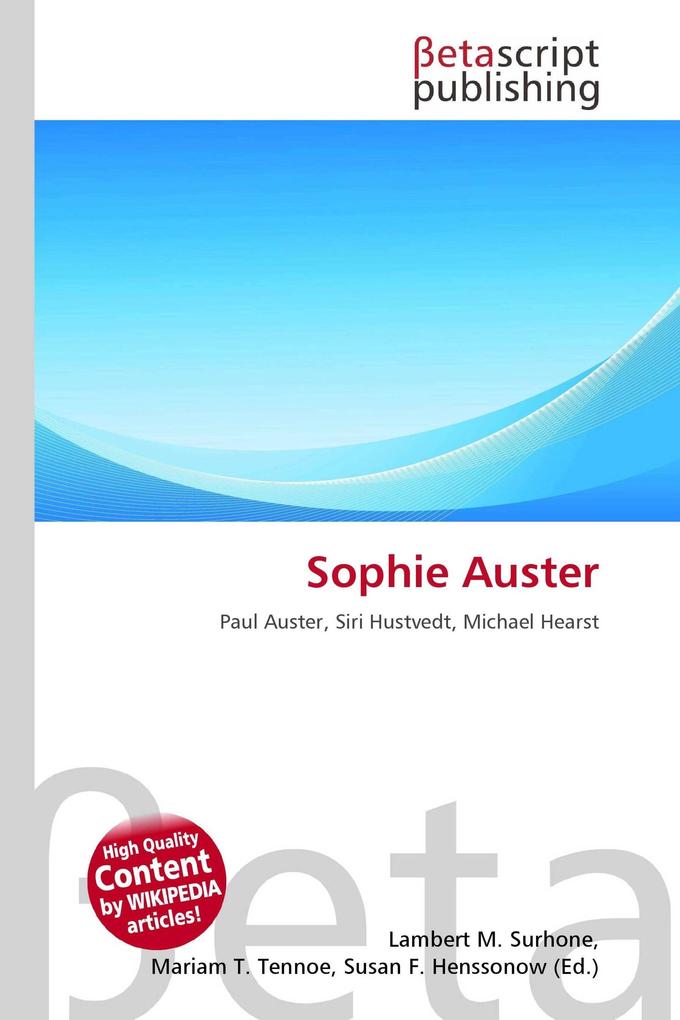 Sophie Auster