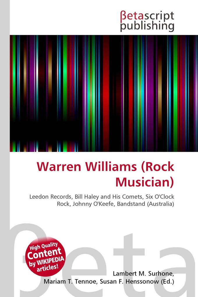Warren Williams (Rock Musician)