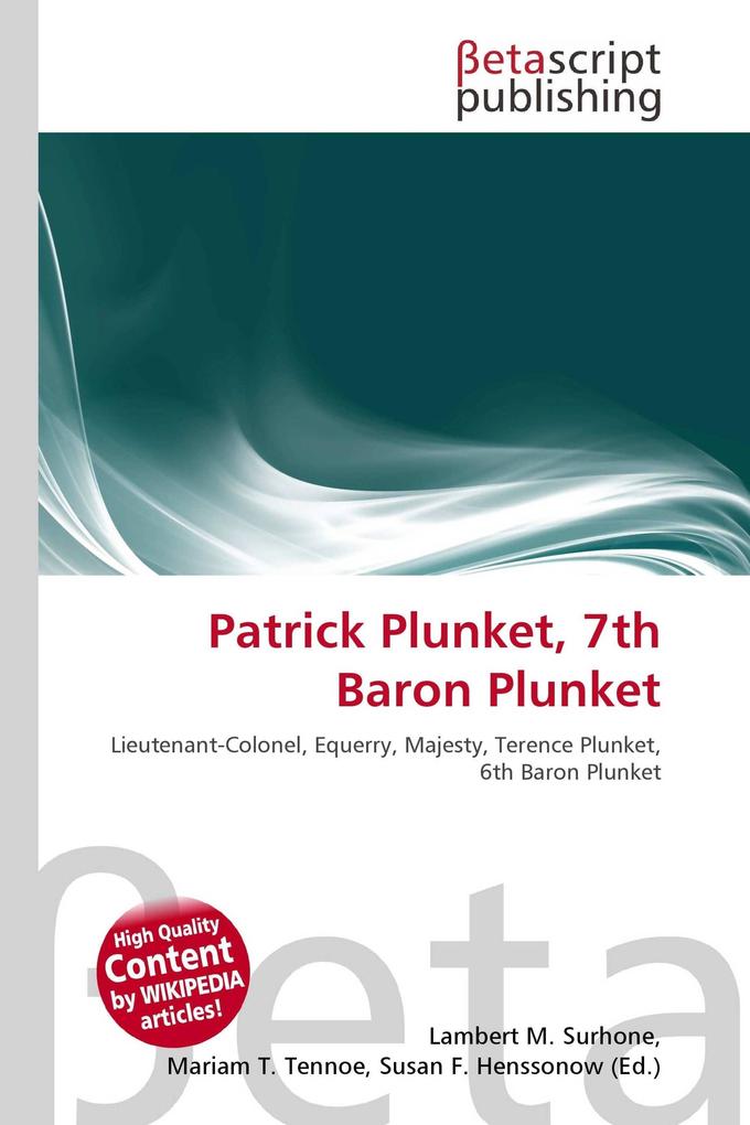 Patrick Plunket 7th Baron Plunket