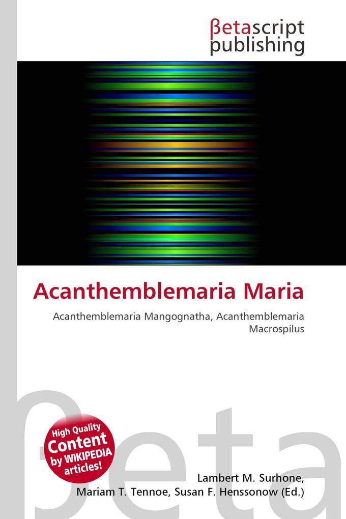 Acanthemblemaria Maria