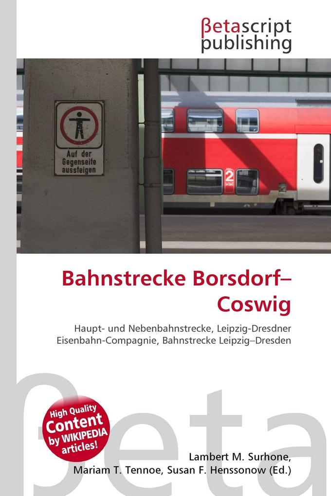 Bahnstrecke Borsdorf-Coswig