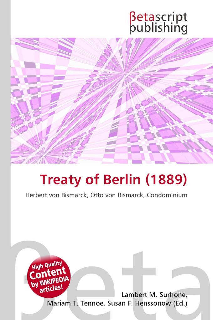 Treaty of Berlin (1889)