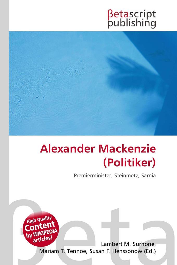 Alexander Mackenzie (Politiker)