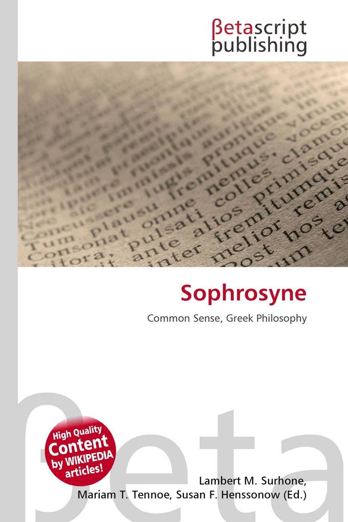 Sophrosyne