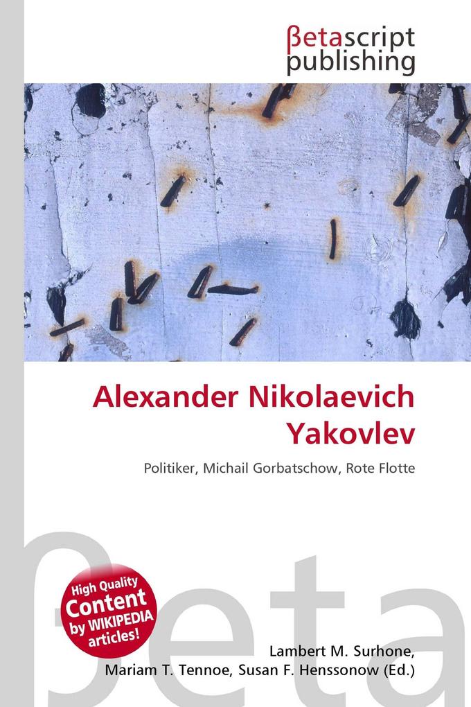 Alexander Nikolaevich Yakovlev