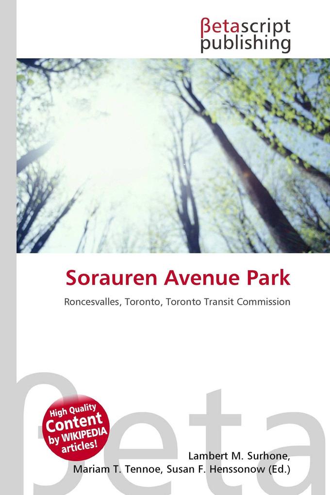 Sorauren Avenue Park